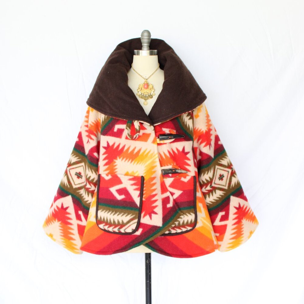 Pendleton vintage Wool blanket Native American Cl… - image 4